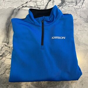 Karbon Youth Size Large 1/4-Zip Ski Shirt!